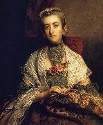 Sir Joshua Reynolds Portrait of Caroline Fox, 1st Baroness Holland oil painting